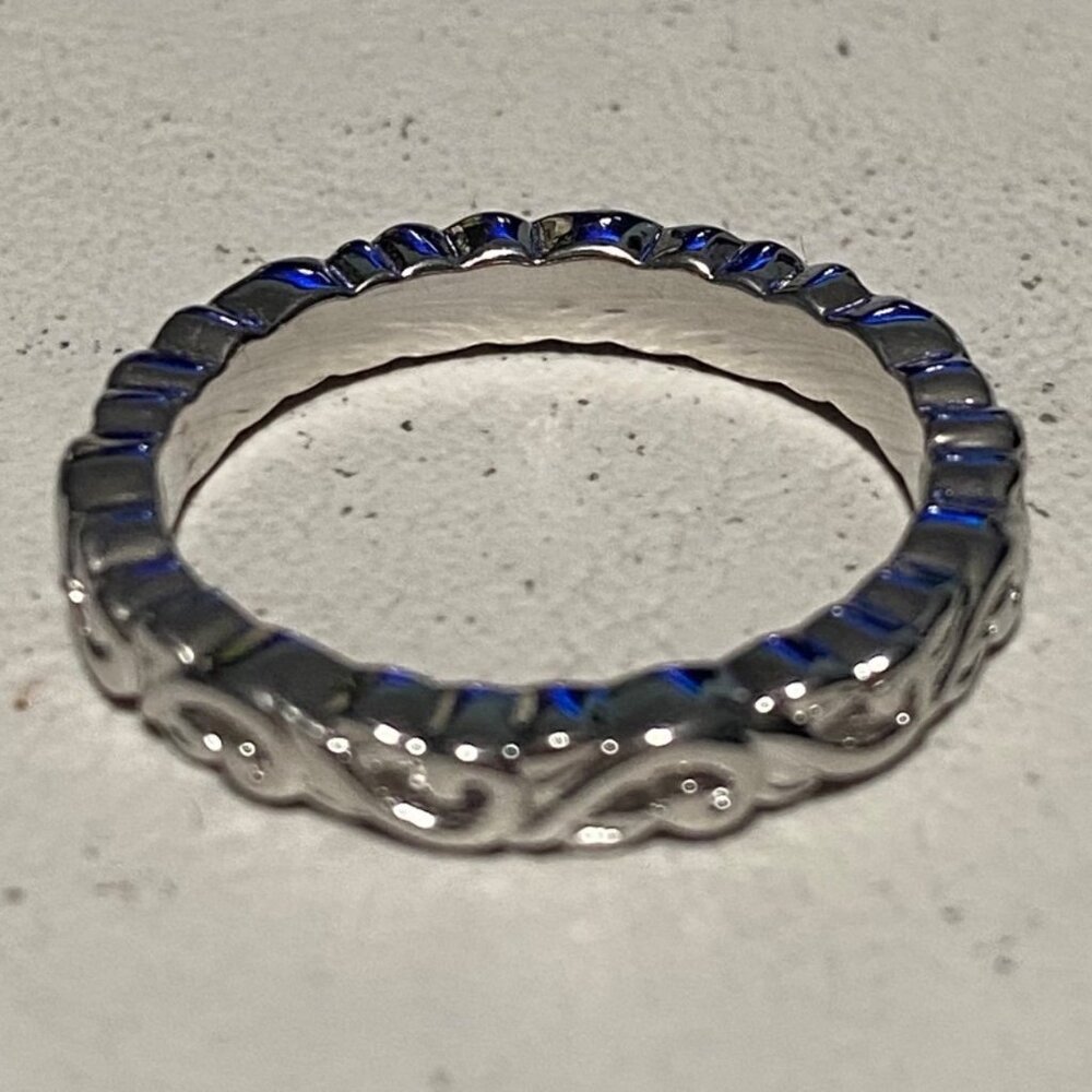 Stacker Ring Size 7.5 SAI Jewelry Sterling Silver Stamped 925 - Picture 5 of 8